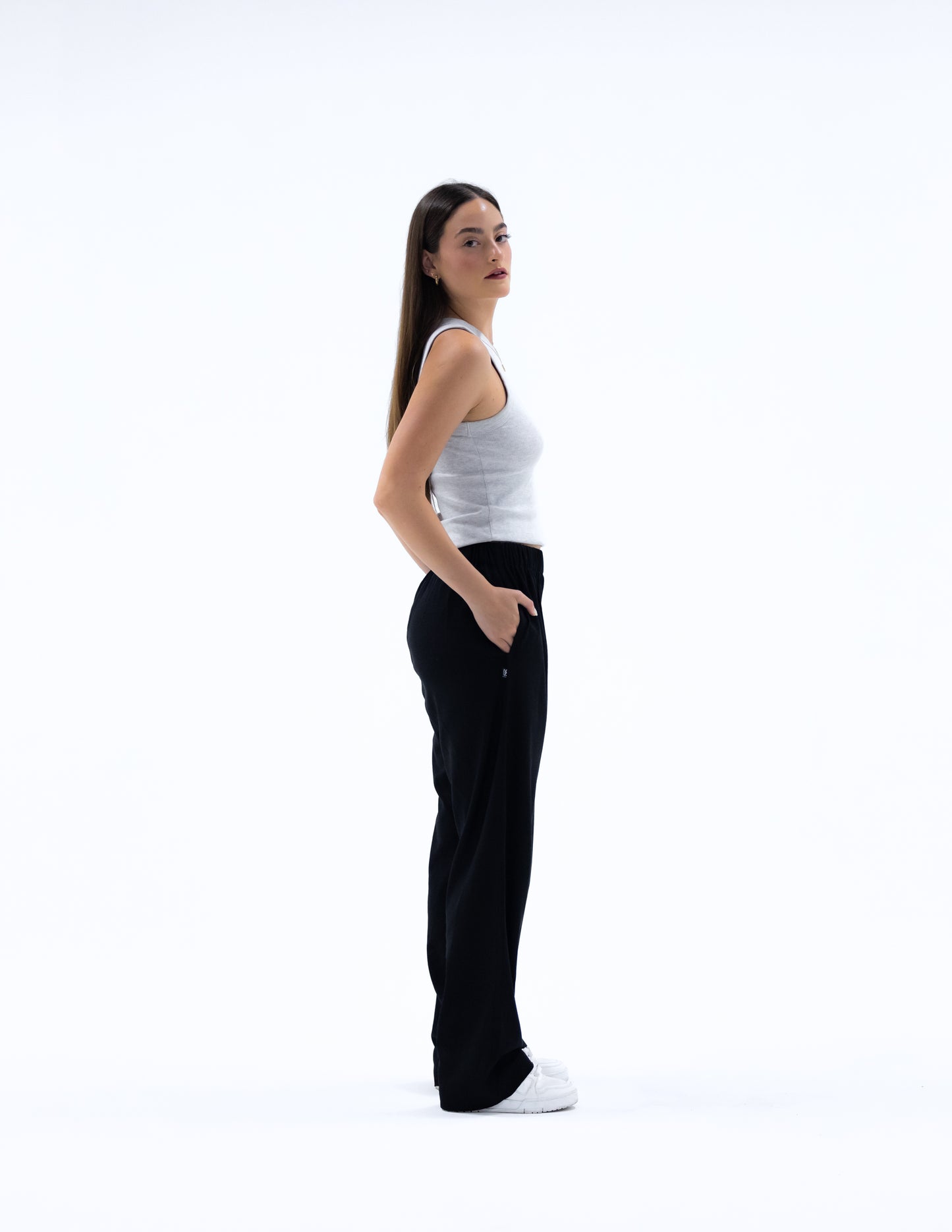 Pantalon Negro Lino V2