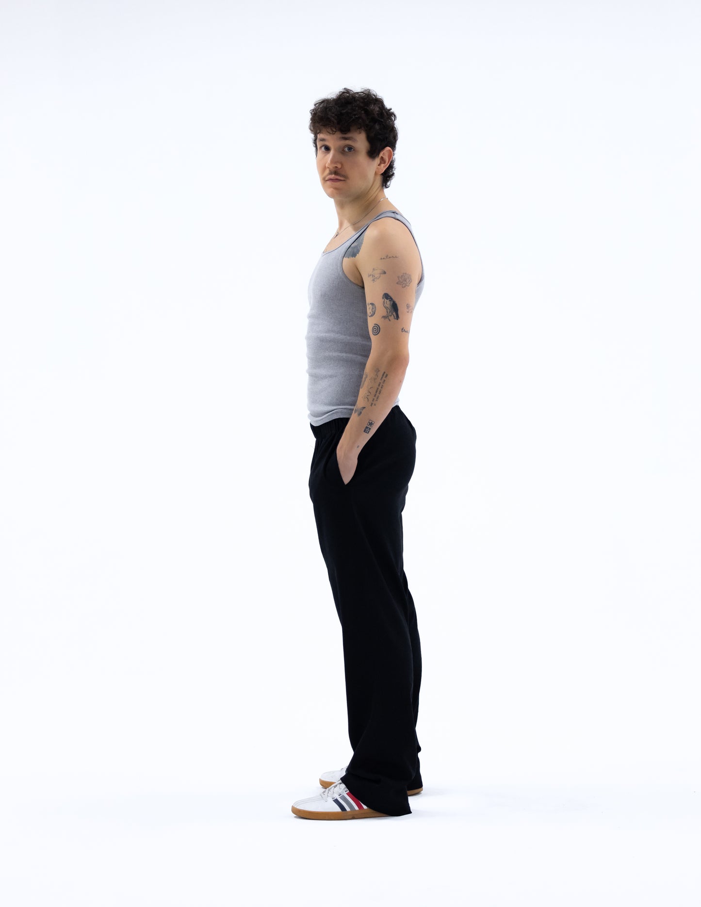 Pantalon Negro Lino V2