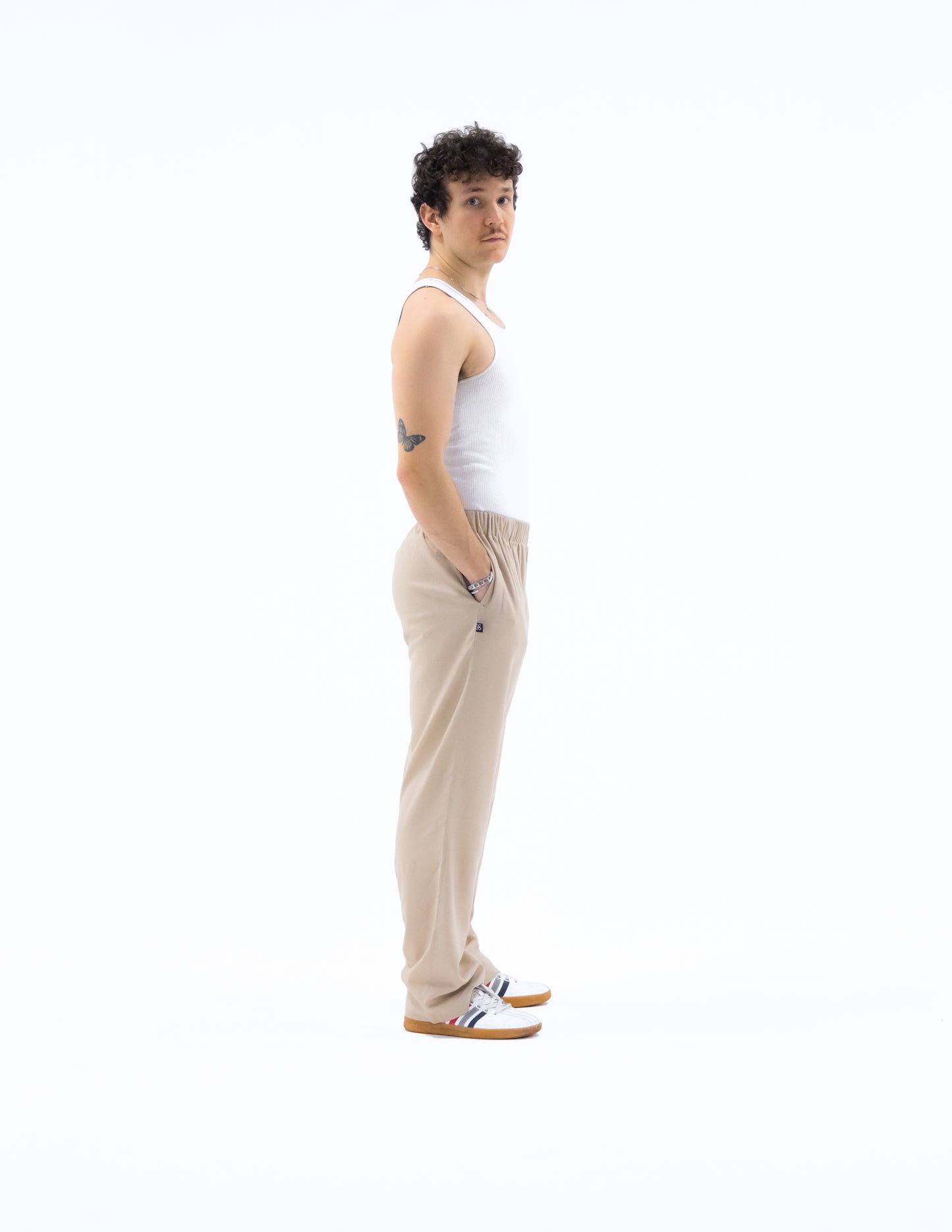 Pantalon Lino Khaki V2