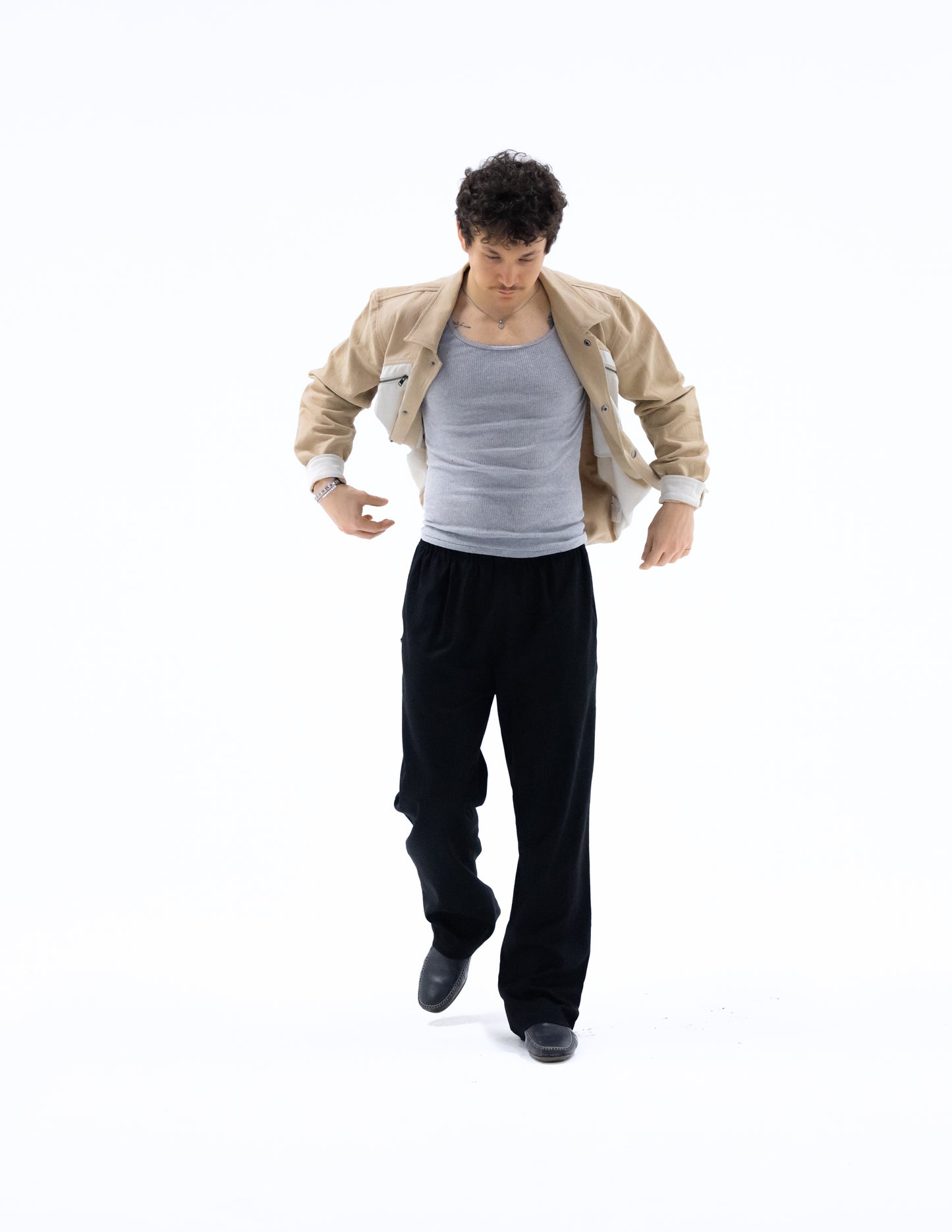 Pantalon Negro Lino V2