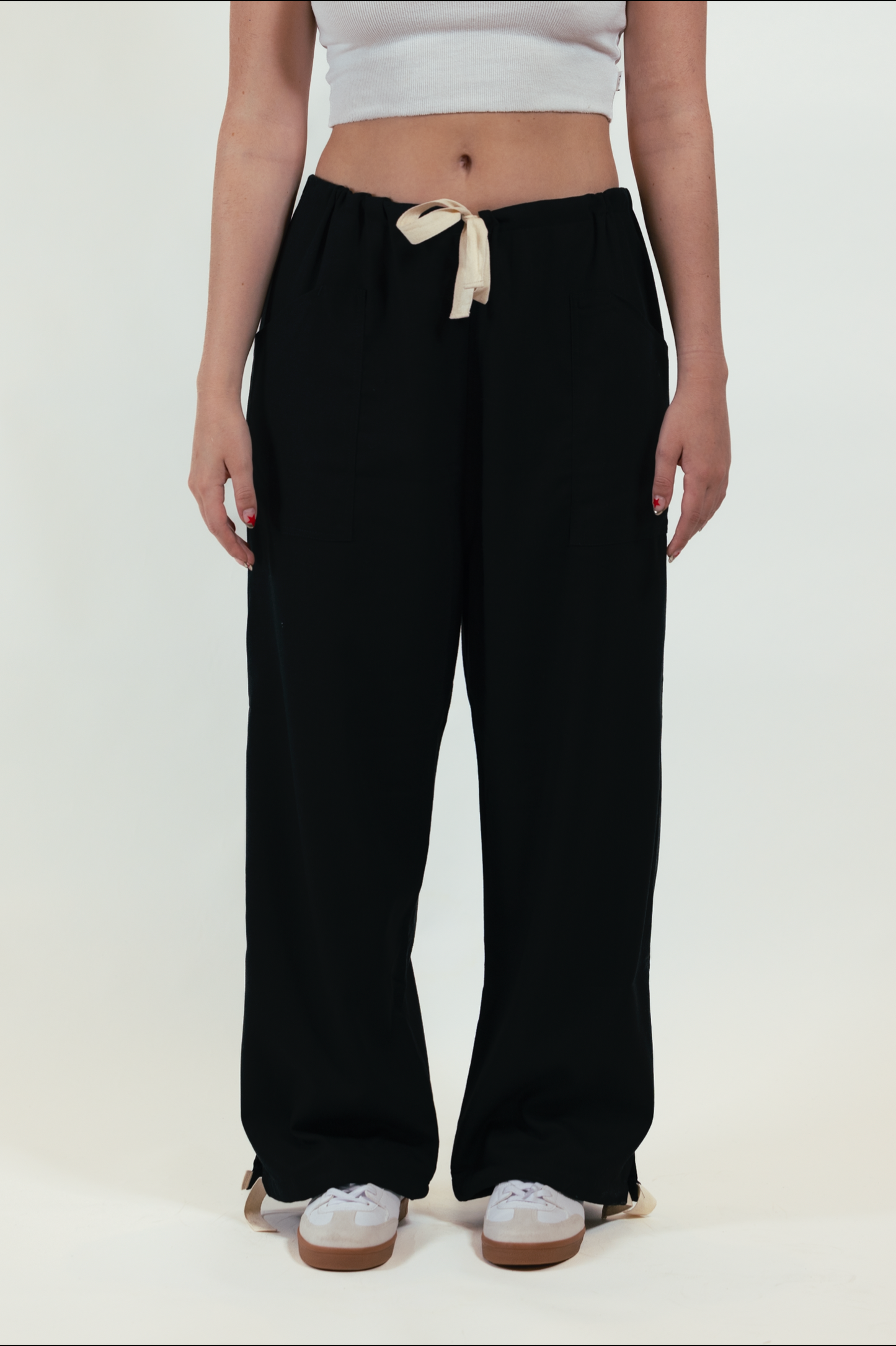 Pantalon Lino Negro