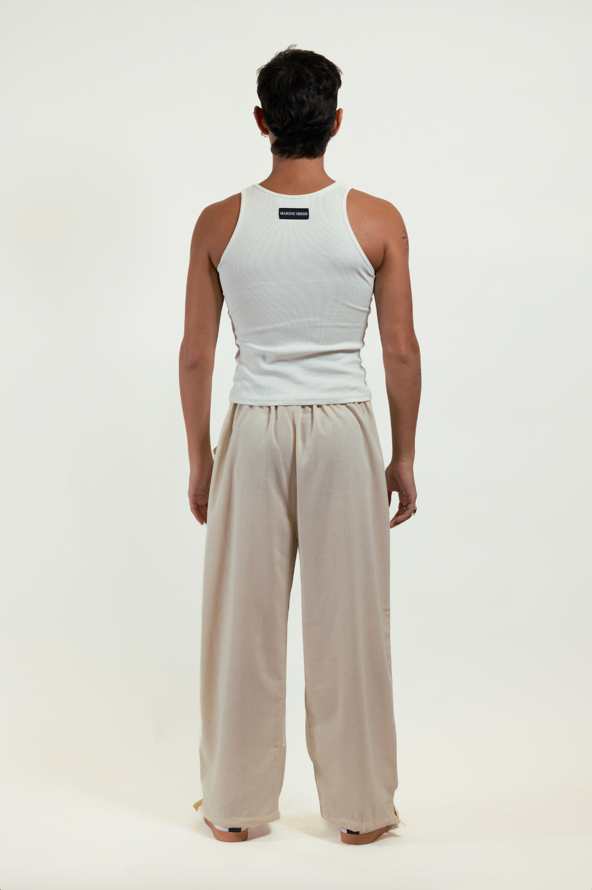 Pantalon Lino Beige