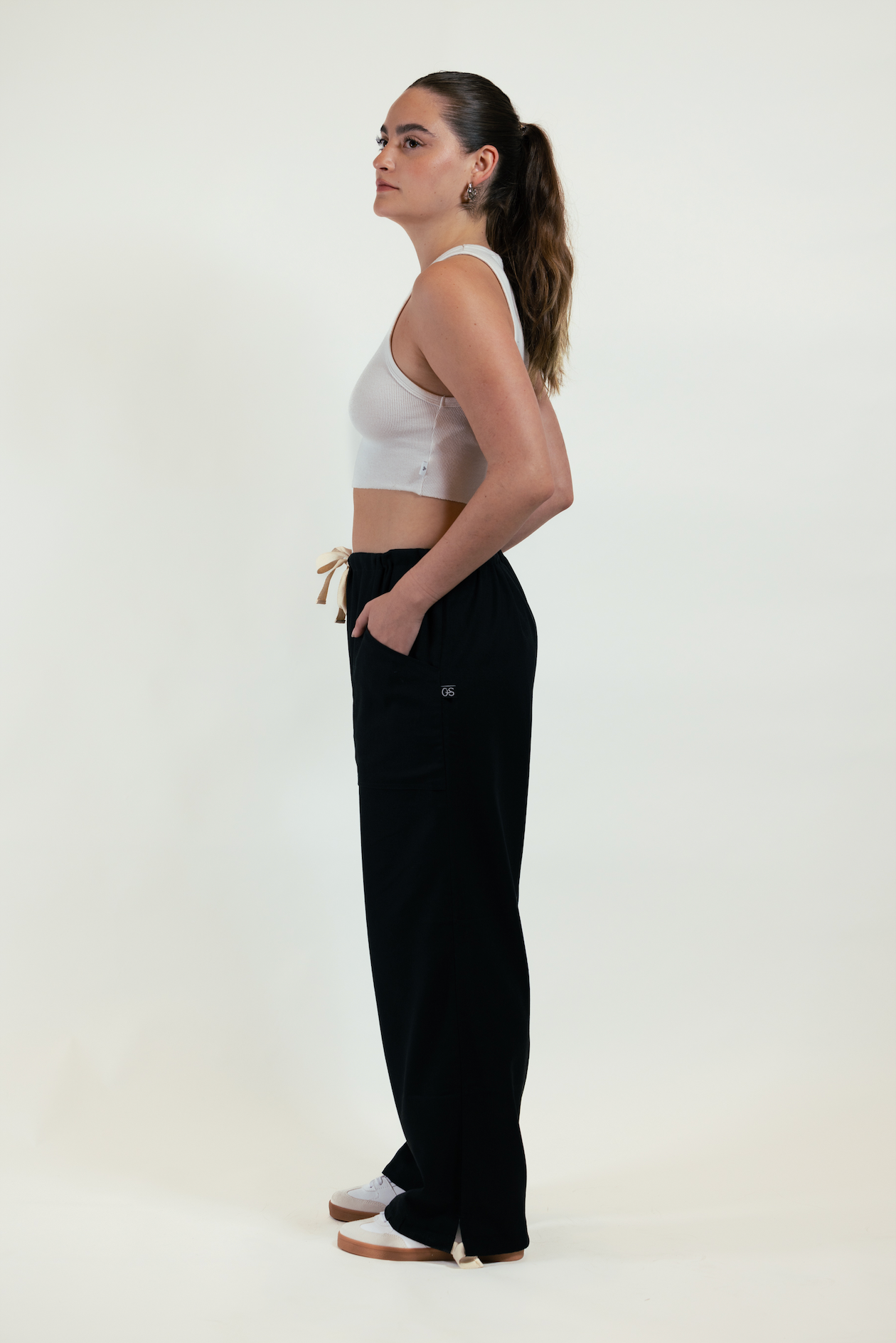 Pantalon Lino Negro