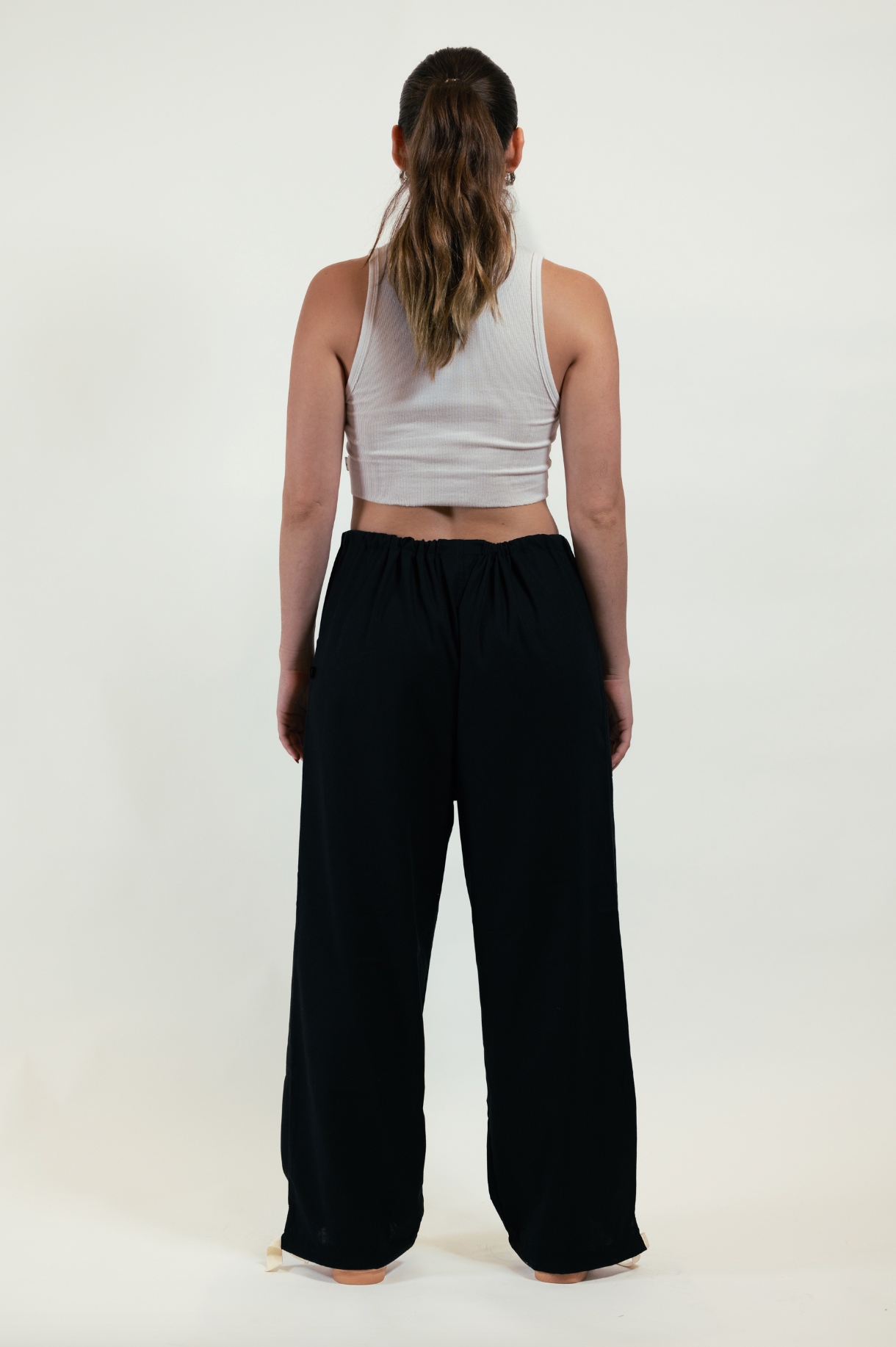 Pantalon Lino Negro