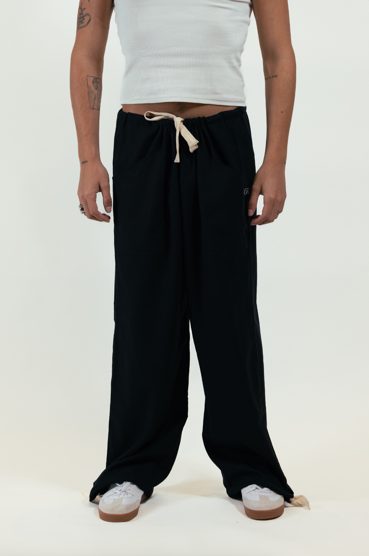 Pantalon Lino Negro