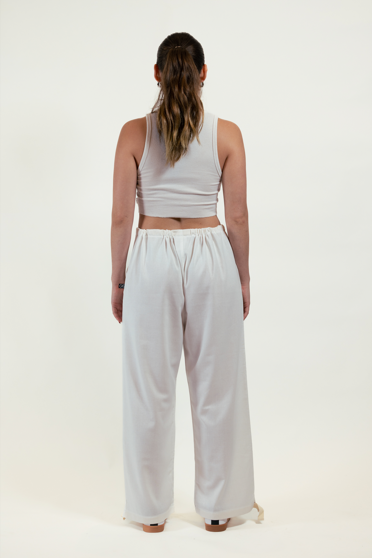 Pantalon Lino Blanco