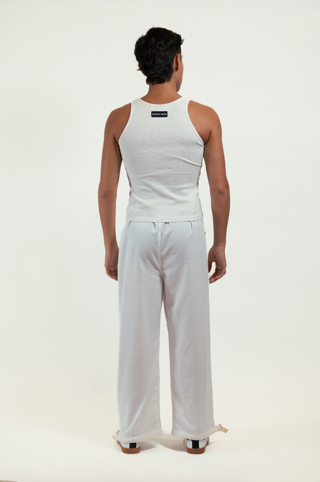 Pantalon Lino Blanco