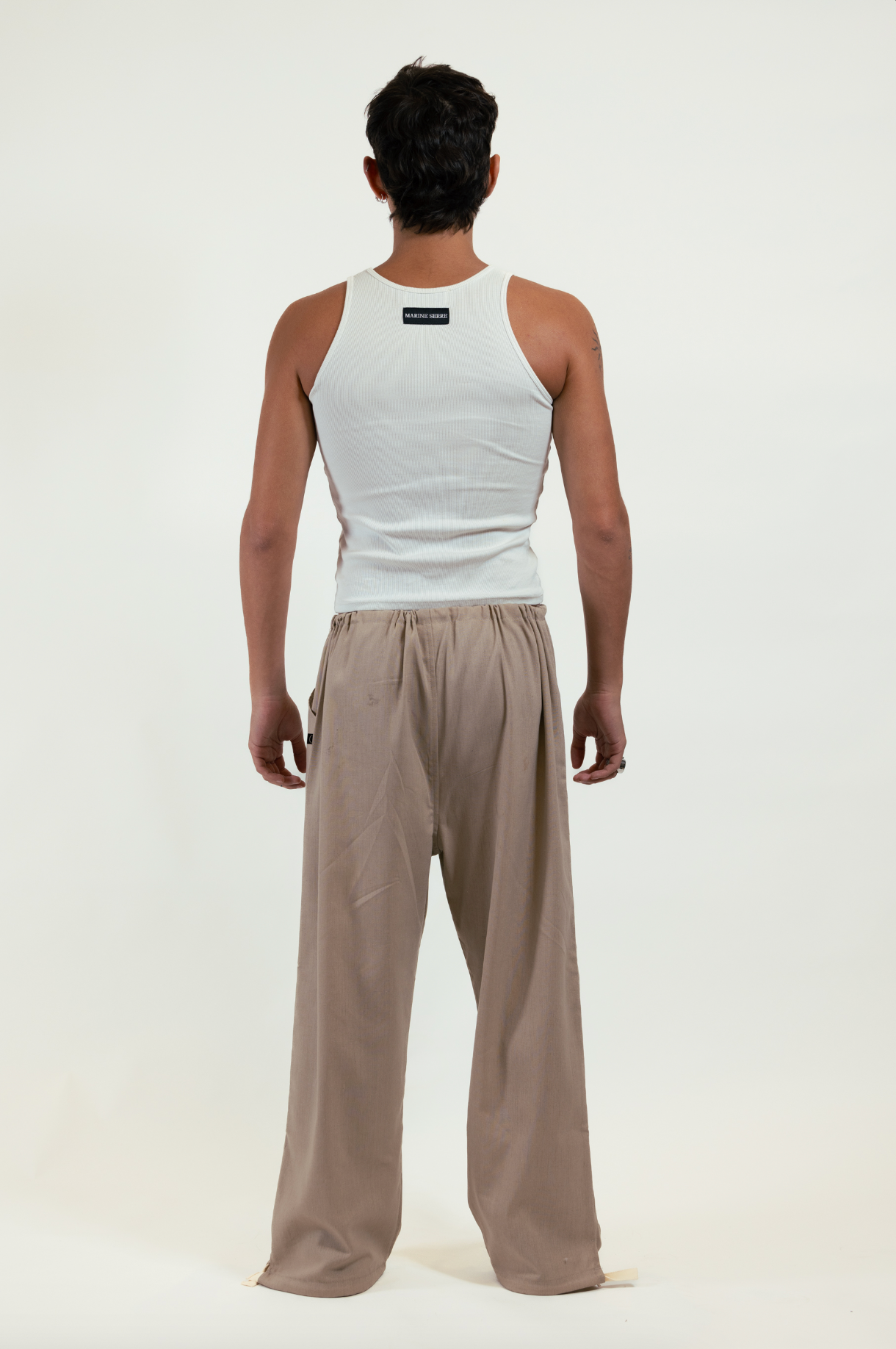 Pantalon Lino Khaki