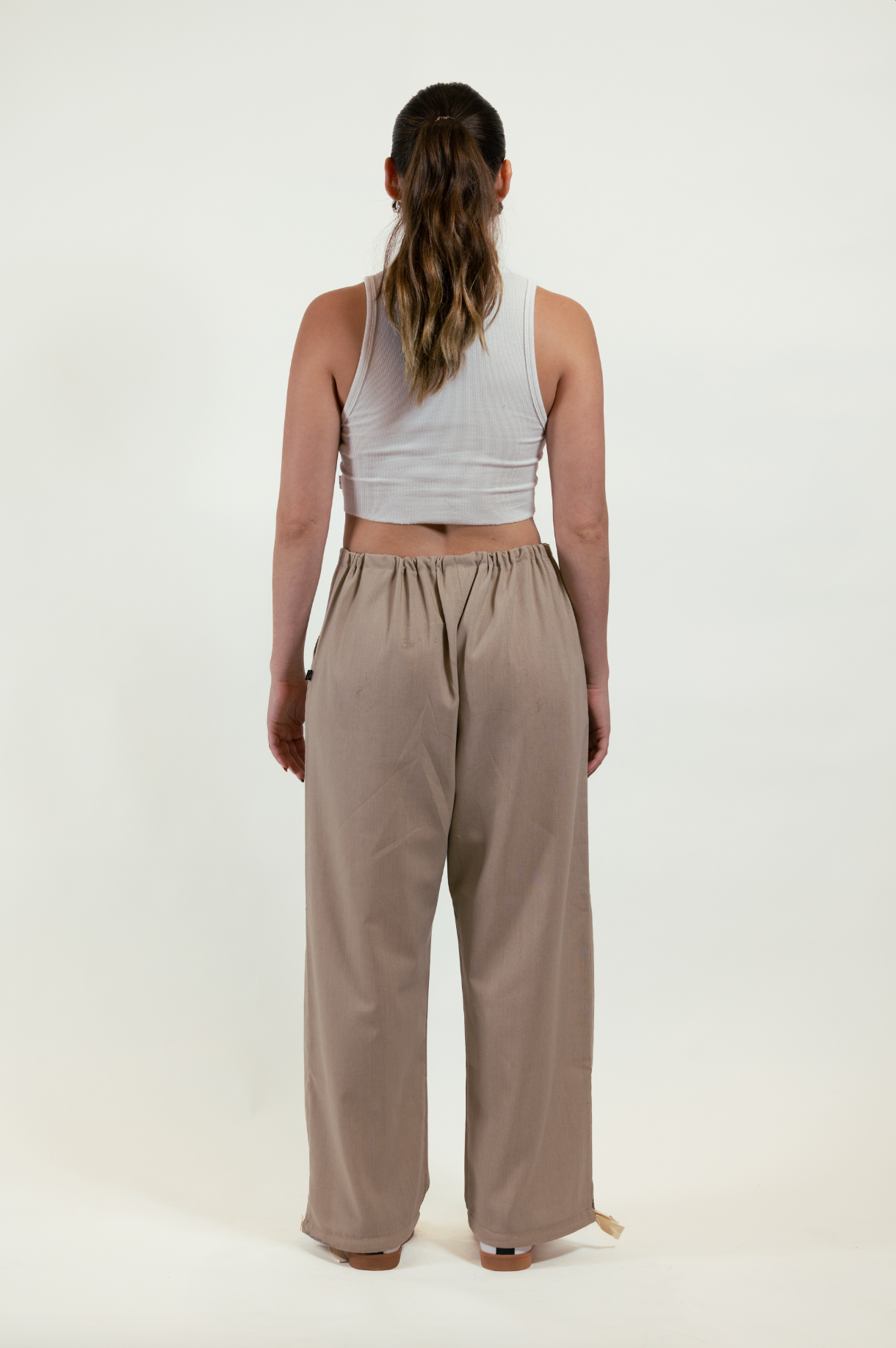 Pantalon Lino Khaki