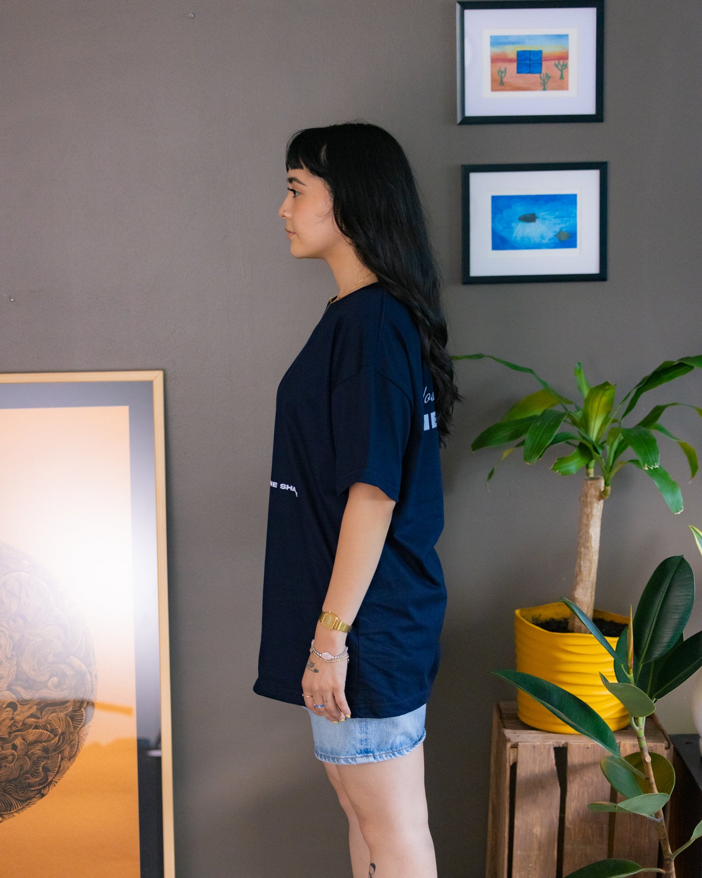Tee Básica Azul Marino