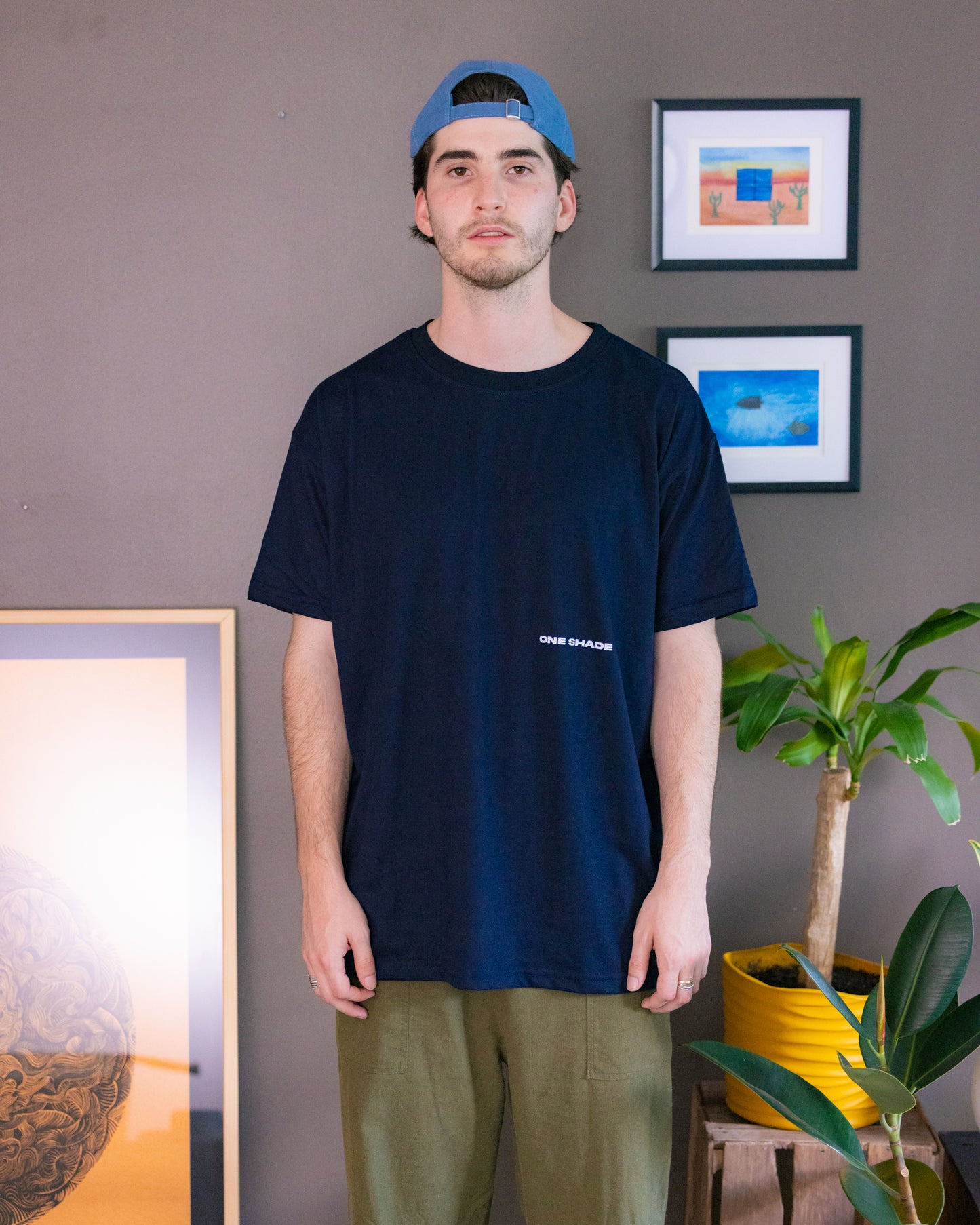Tee Básica Azul Marino