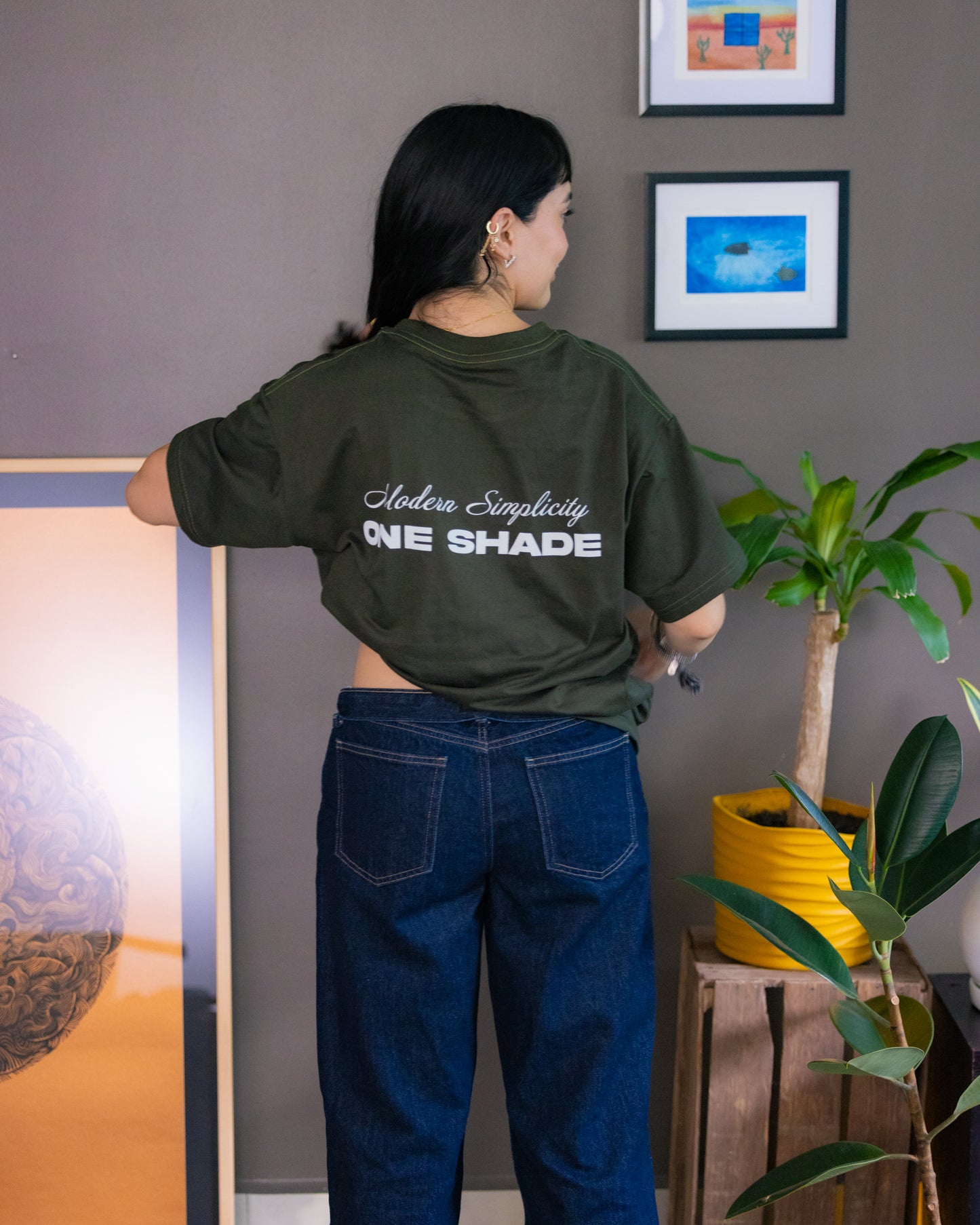 Tee Básica Verde Militar