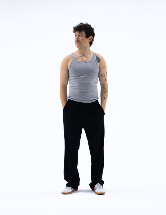 Pantalon Negro Lino V2