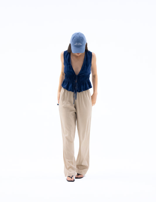 Pantalon Lino Khaki V2