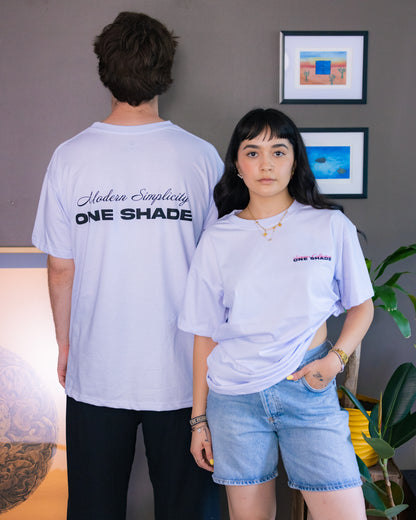 One Shade White Tee