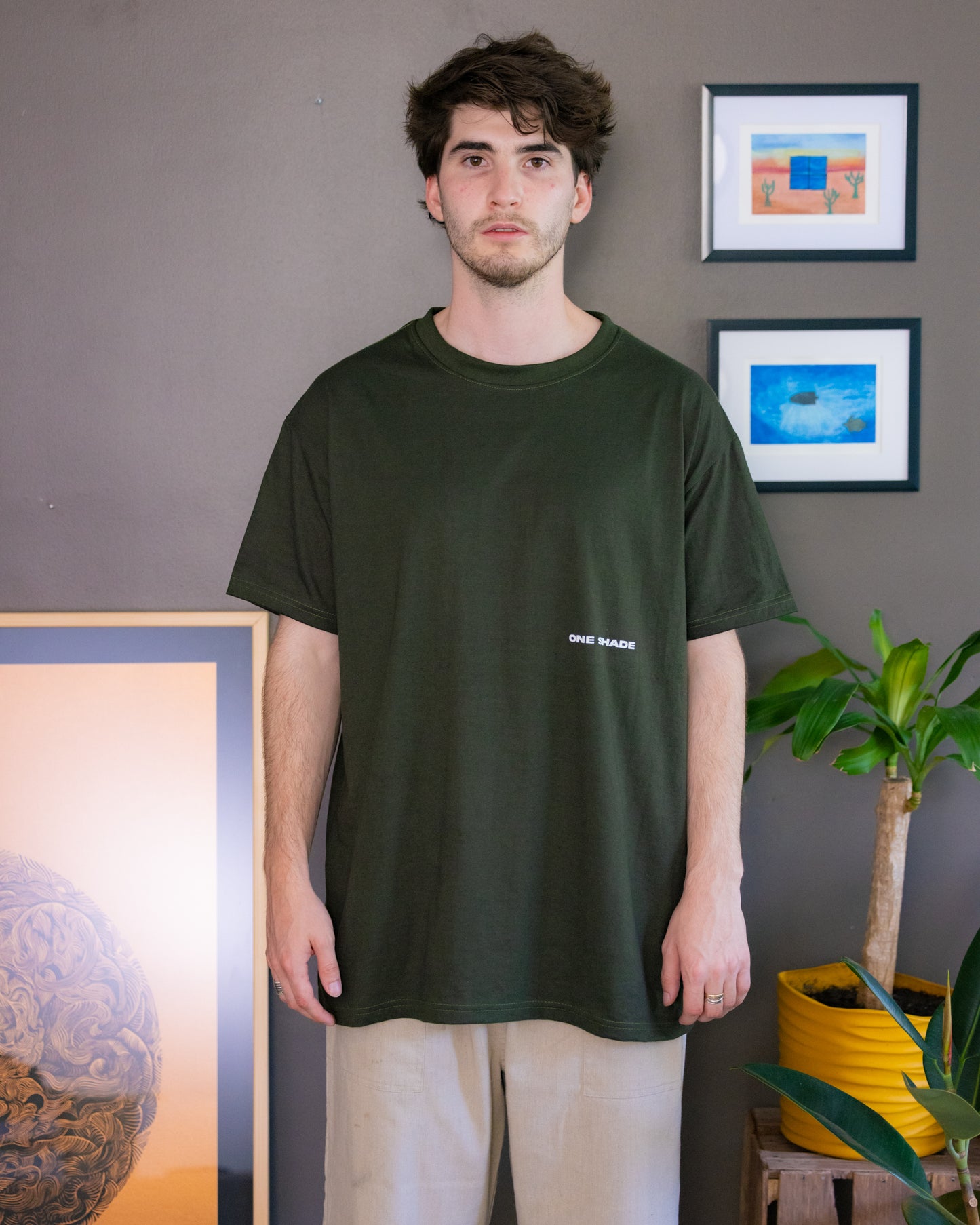 One Shade Military Green Tee